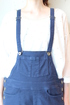 GRACE CONTINENTAL(グレースコンチネンタル）ピーチツイルサロペット/   08115611 /16/ネイビー画像4